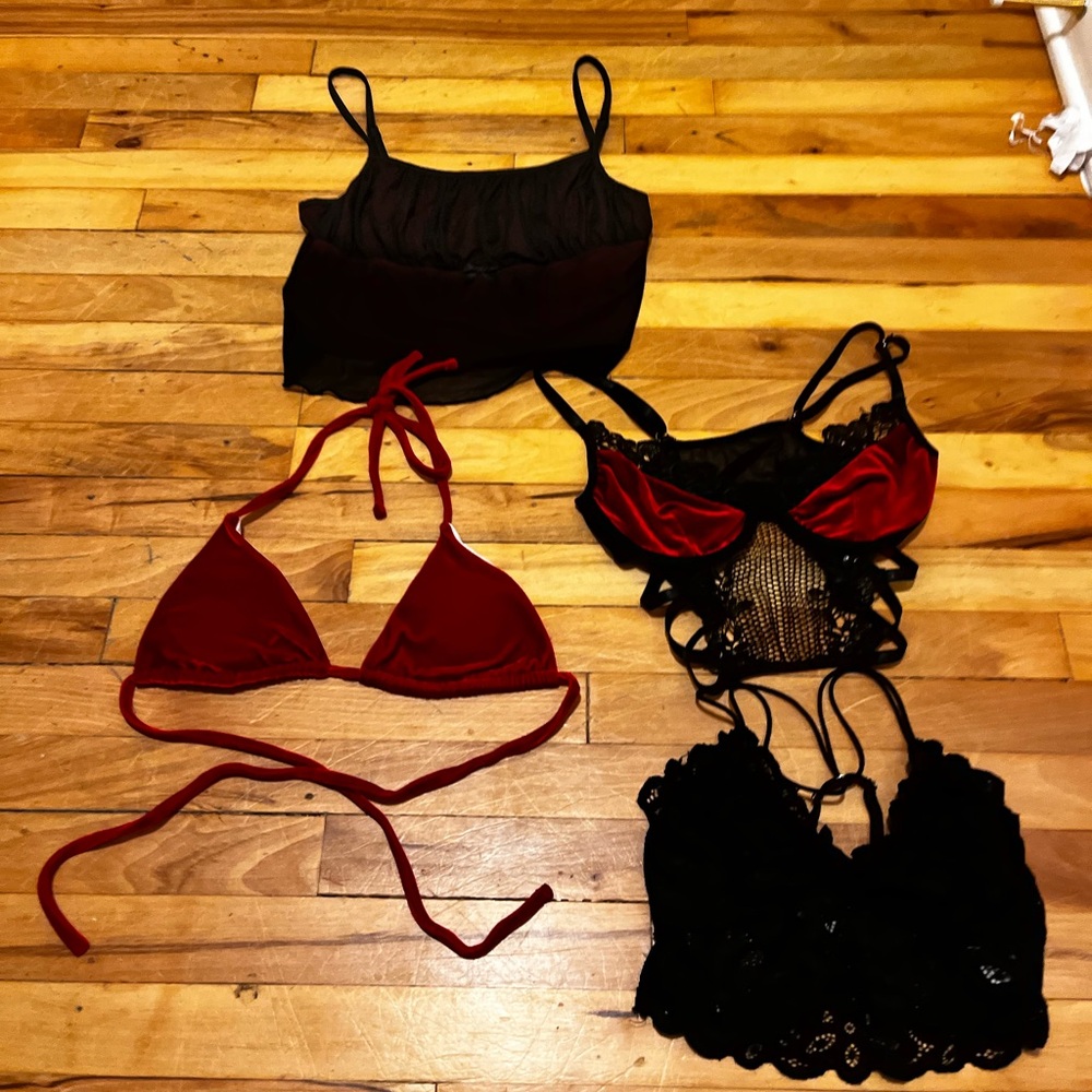 black and red top bundle!